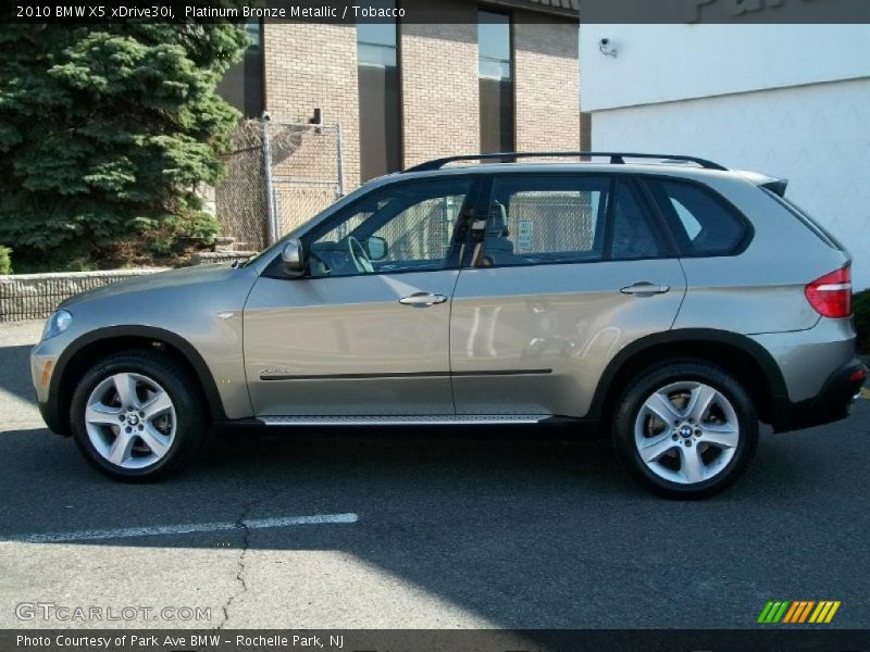 Platinum Bronze Metallic / Tobacco 2010 BMW X5 xDrive30i