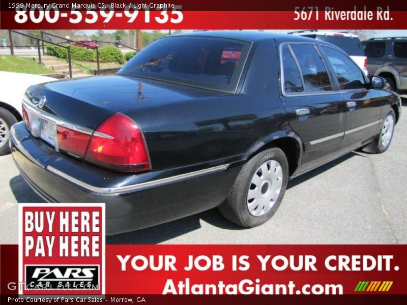Black / Light Graphite 1999 Mercury Grand Marquis GS