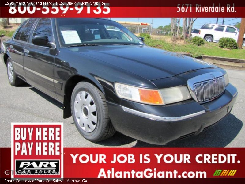 Black / Light Graphite 1999 Mercury Grand Marquis GS