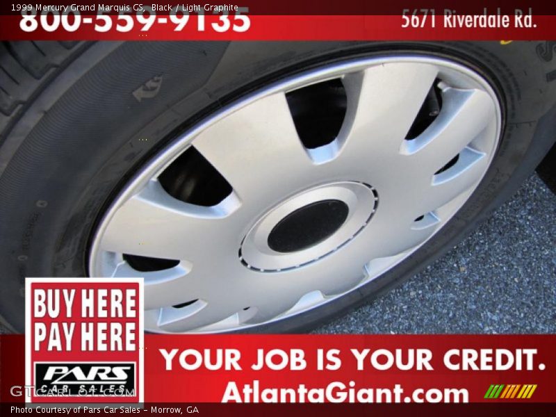 Black / Light Graphite 1999 Mercury Grand Marquis GS