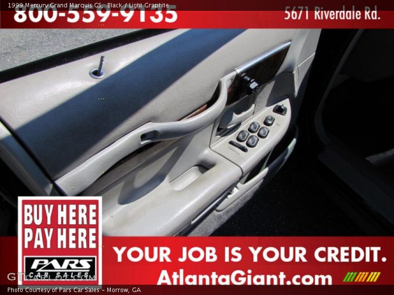 Black / Light Graphite 1999 Mercury Grand Marquis GS