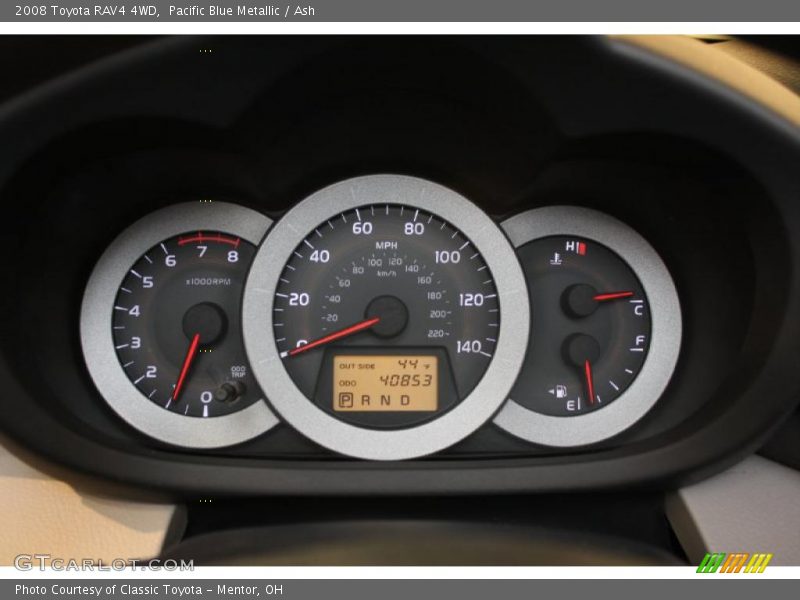 Pacific Blue Metallic / Ash 2008 Toyota RAV4 4WD