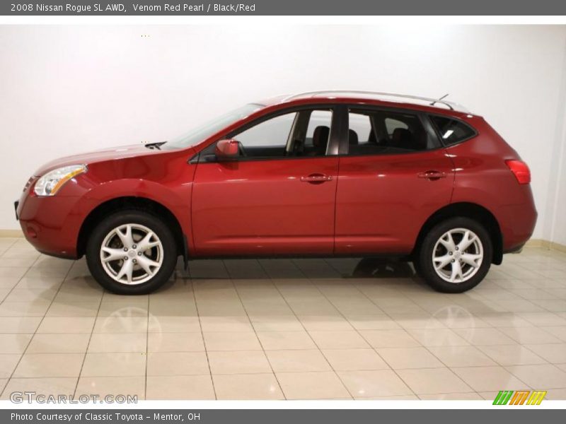  2008 Rogue SL AWD Venom Red Pearl