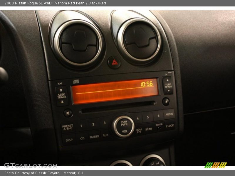 Venom Red Pearl / Black/Red 2008 Nissan Rogue SL AWD