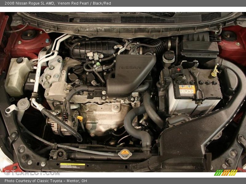  2008 Rogue SL AWD Engine - 2.5 Liter DOHC 16V VVT 4 Cylinder