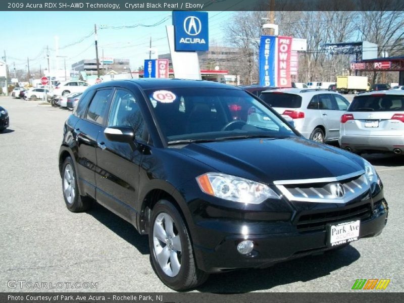 Crystal Black Pearl / Ebony 2009 Acura RDX SH-AWD Technology