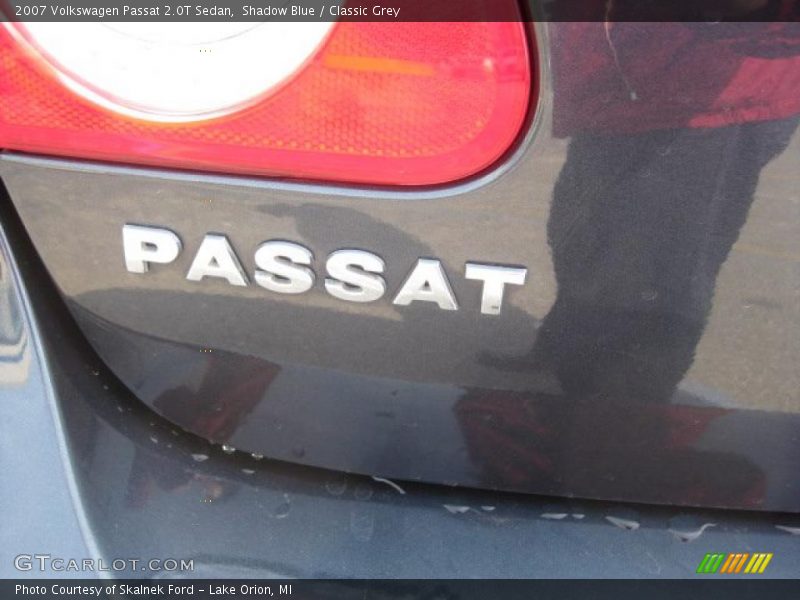 Shadow Blue / Classic Grey 2007 Volkswagen Passat 2.0T Sedan