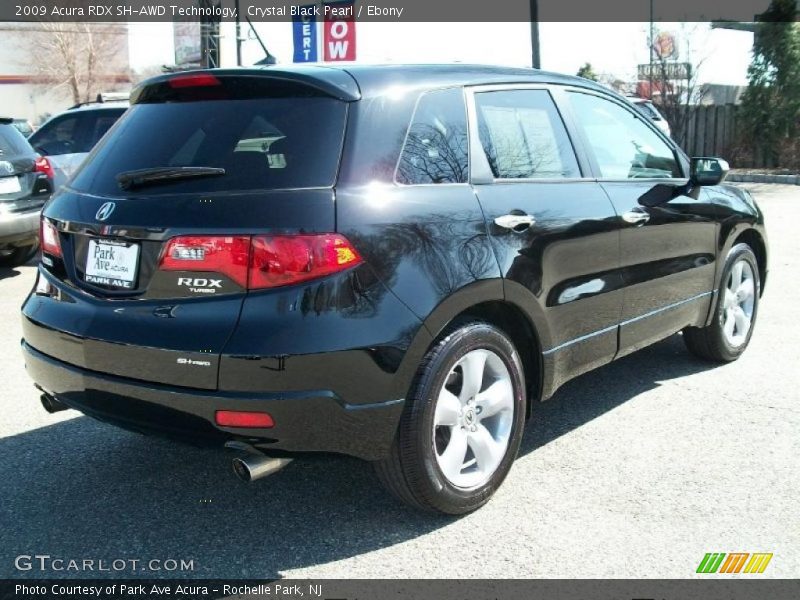 Crystal Black Pearl / Ebony 2009 Acura RDX SH-AWD Technology