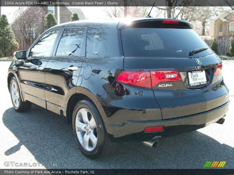 Crystal Black Pearl / Ebony 2009 Acura RDX SH-AWD Technology