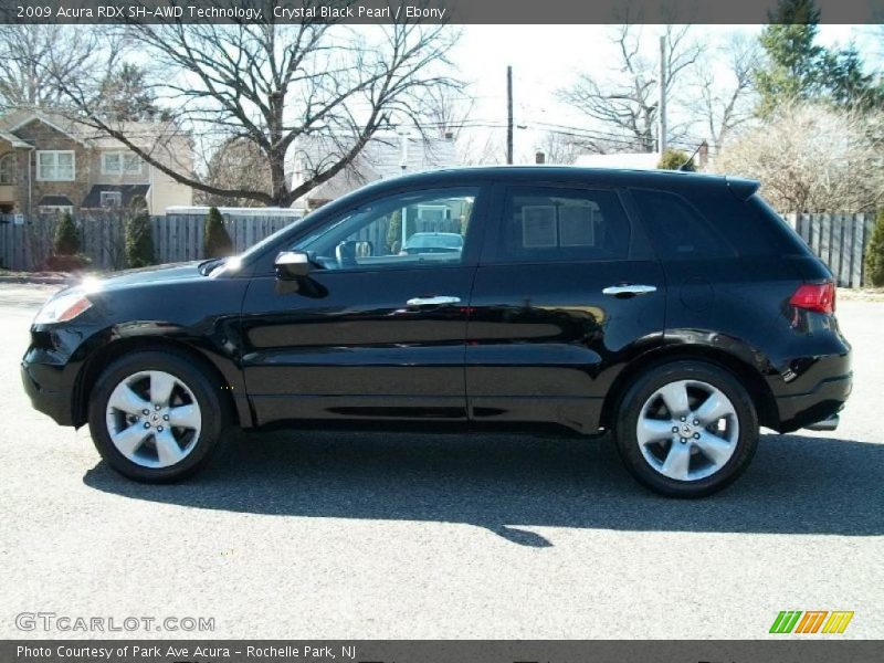 Crystal Black Pearl / Ebony 2009 Acura RDX SH-AWD Technology