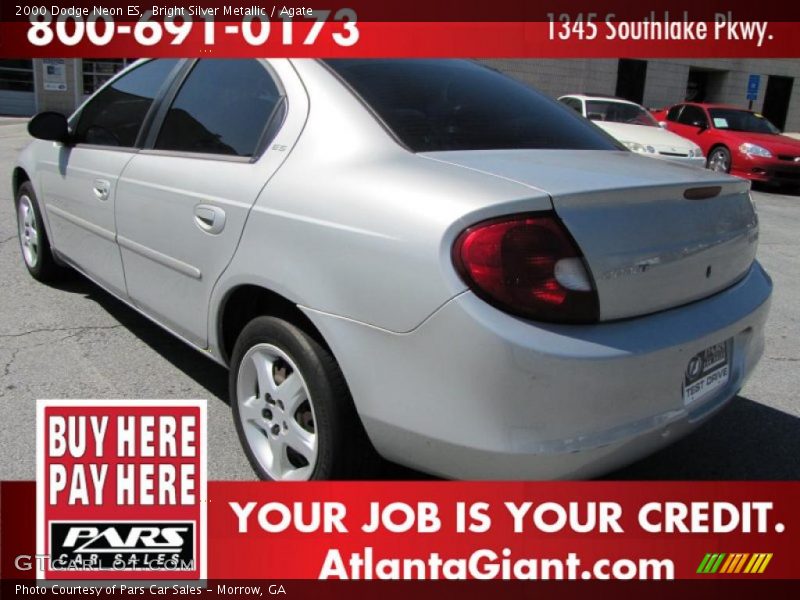 Bright Silver Metallic / Agate 2000 Dodge Neon ES