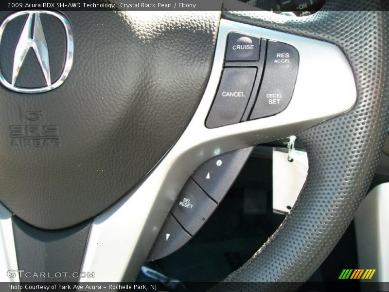 Controls of 2009 RDX SH-AWD Technology