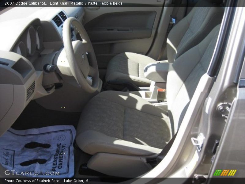 Light Khaki Metallic / Pastel Pebble Beige 2007 Dodge Caliber SE
