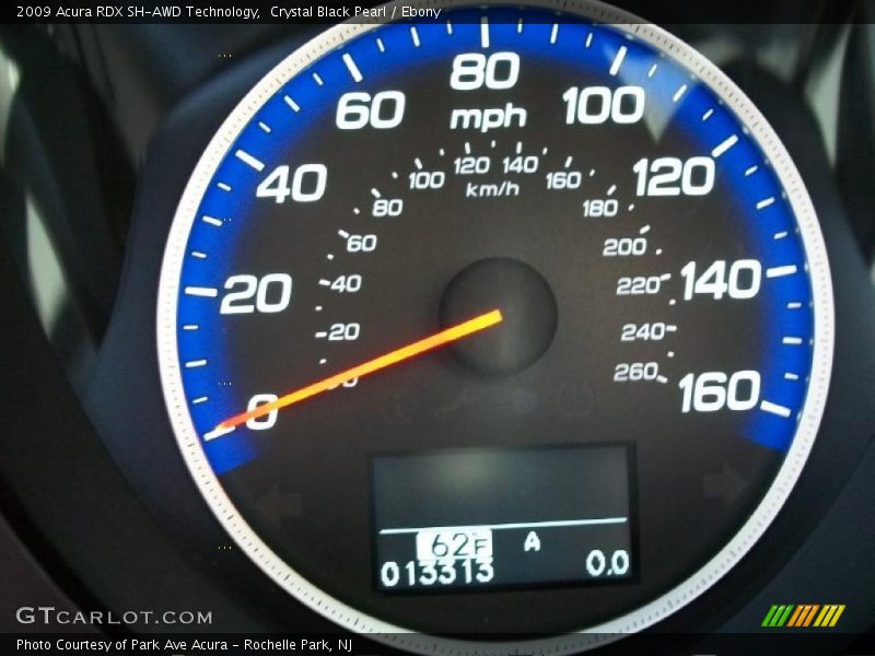 Crystal Black Pearl / Ebony 2009 Acura RDX SH-AWD Technology