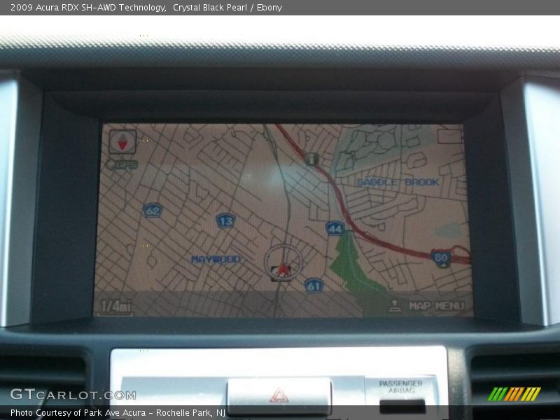 Navigation of 2009 RDX SH-AWD Technology