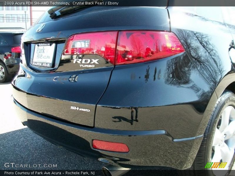 Crystal Black Pearl / Ebony 2009 Acura RDX SH-AWD Technology