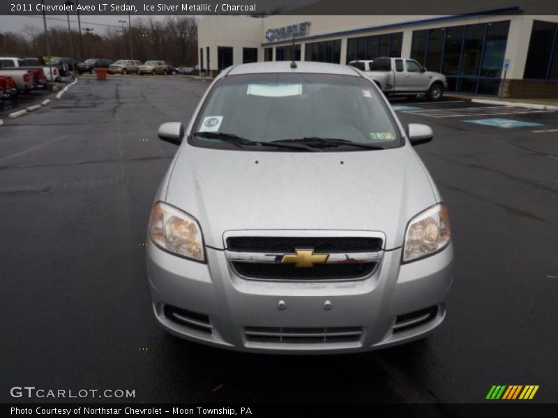 Ice Silver Metallic / Charcoal 2011 Chevrolet Aveo LT Sedan