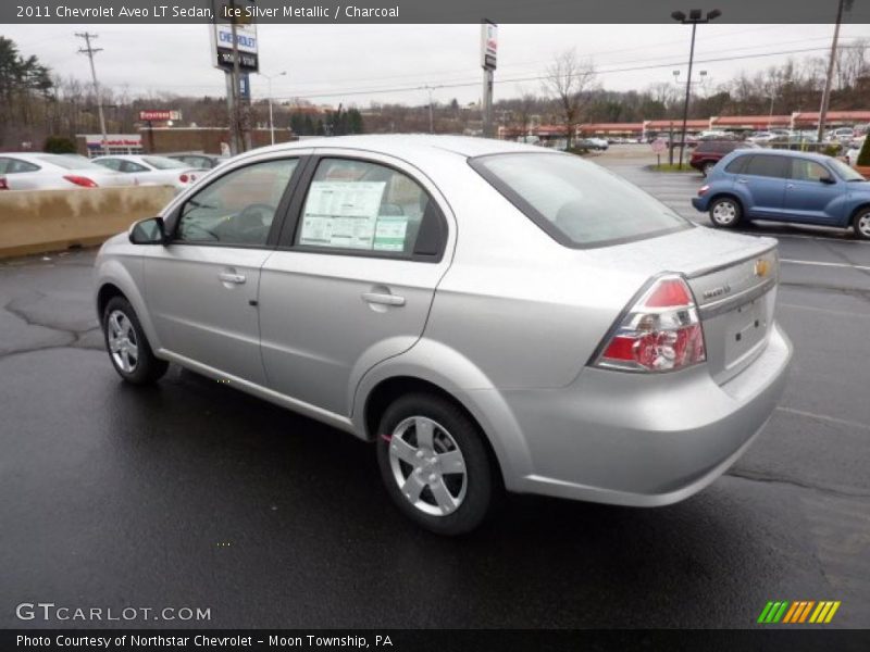 Ice Silver Metallic / Charcoal 2011 Chevrolet Aveo LT Sedan