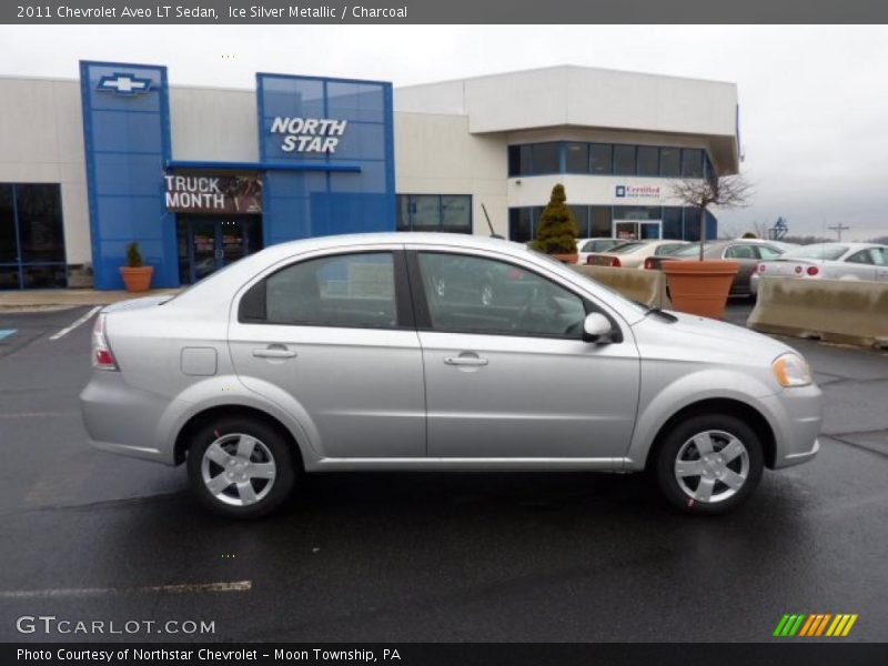 Ice Silver Metallic / Charcoal 2011 Chevrolet Aveo LT Sedan