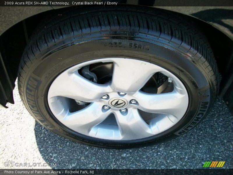 Crystal Black Pearl / Ebony 2009 Acura RDX SH-AWD Technology