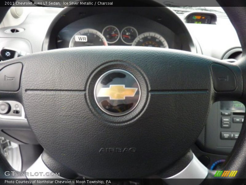 Ice Silver Metallic / Charcoal 2011 Chevrolet Aveo LT Sedan