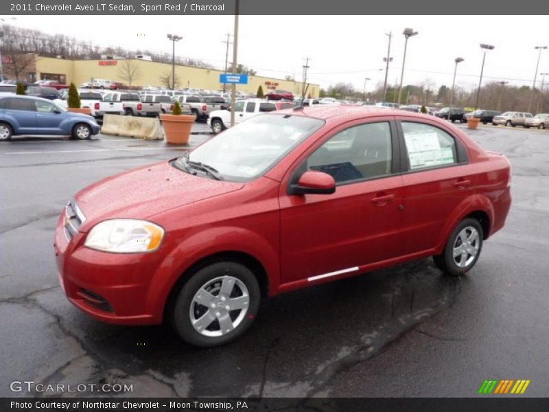 Front 3/4 View of 2011 Aveo LT Sedan