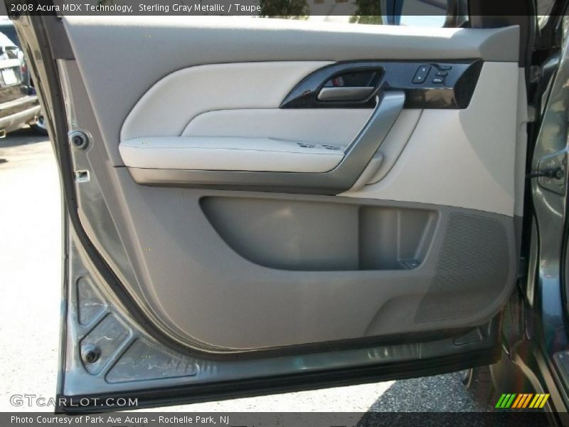 Sterling Gray Metallic / Taupe 2008 Acura MDX Technology