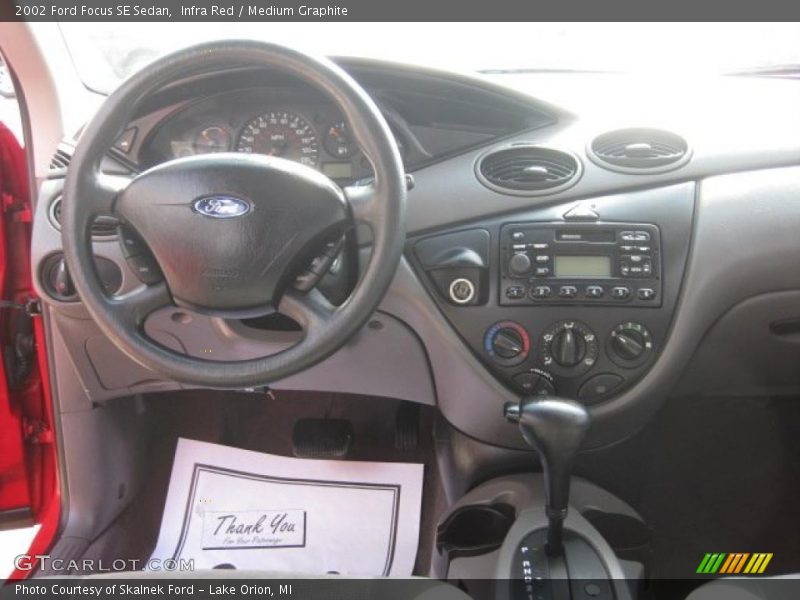 Dashboard of 2002 Focus SE Sedan