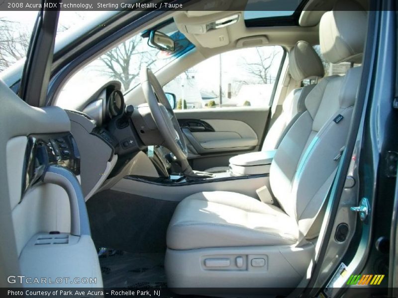 Sterling Gray Metallic / Taupe 2008 Acura MDX Technology