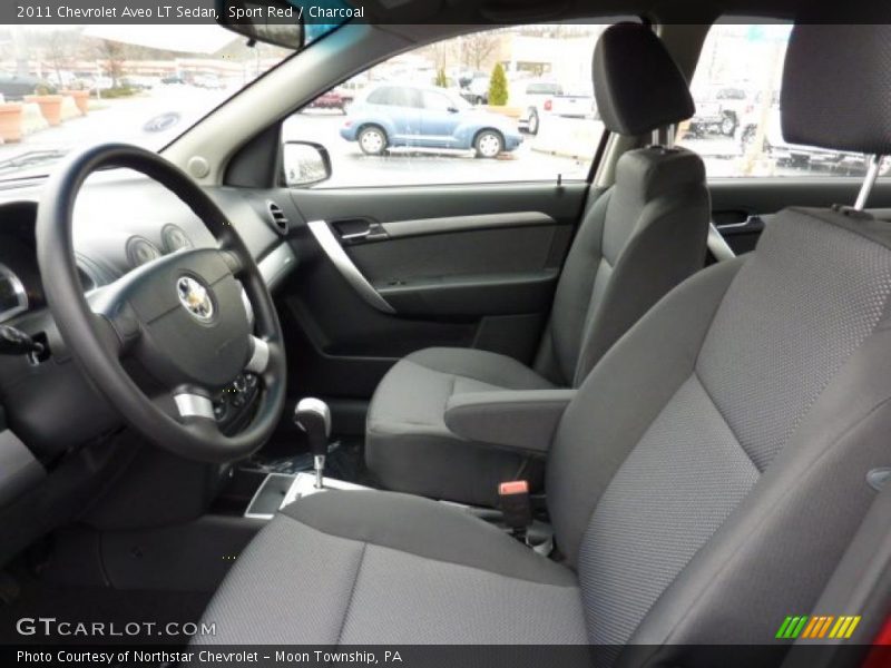  2011 Aveo LT Sedan Charcoal Interior