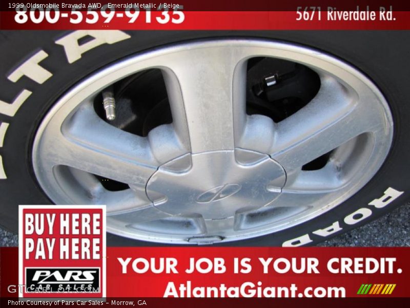 Emerald Metallic / Beige 1999 Oldsmobile Bravada AWD