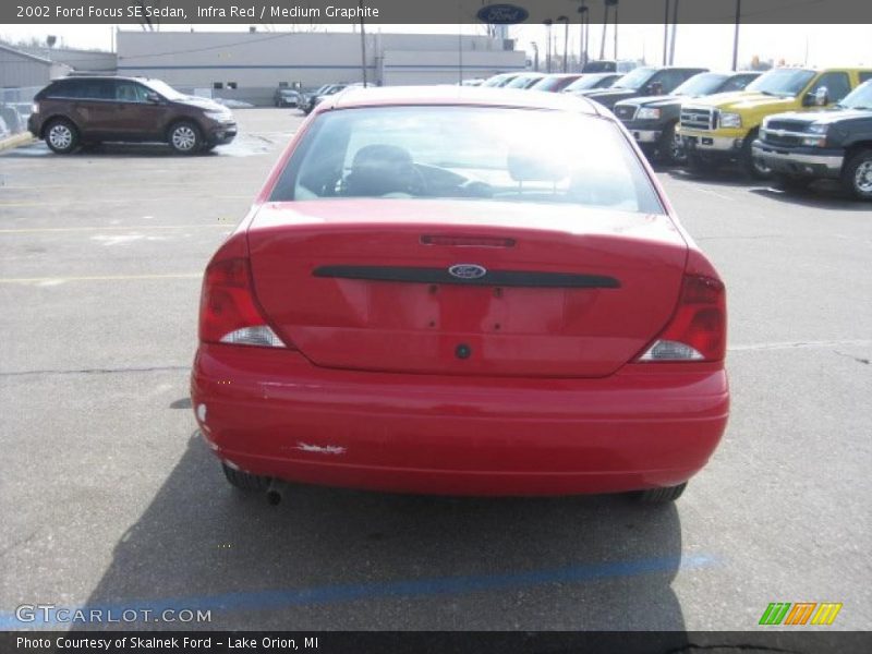 Infra Red / Medium Graphite 2002 Ford Focus SE Sedan