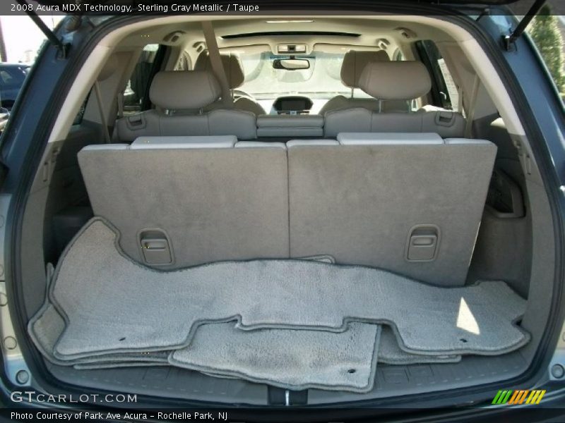 Sterling Gray Metallic / Taupe 2008 Acura MDX Technology