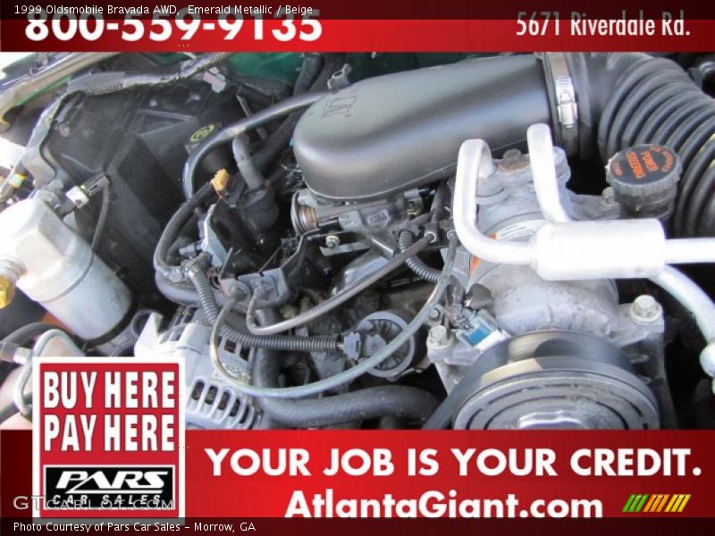 Emerald Metallic / Beige 1999 Oldsmobile Bravada AWD