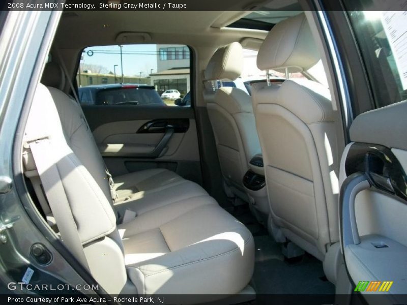 Sterling Gray Metallic / Taupe 2008 Acura MDX Technology