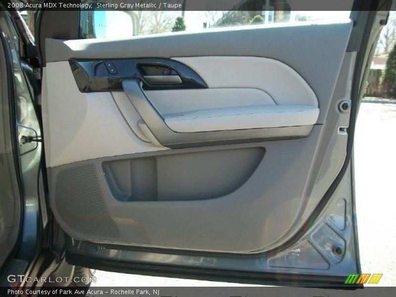 Sterling Gray Metallic / Taupe 2008 Acura MDX Technology