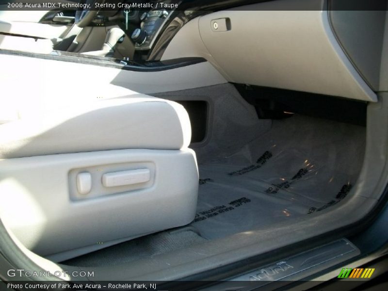 Sterling Gray Metallic / Taupe 2008 Acura MDX Technology