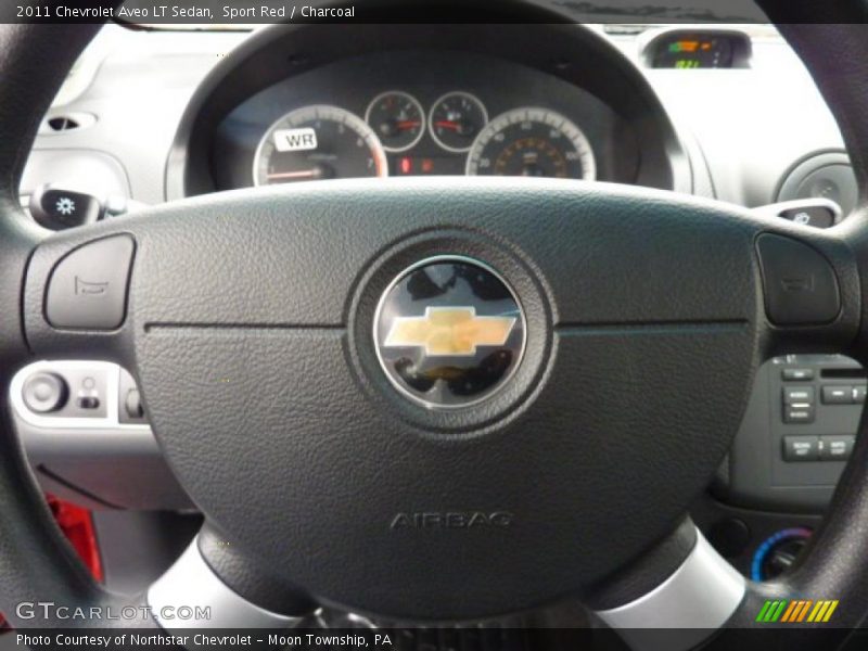 Sport Red / Charcoal 2011 Chevrolet Aveo LT Sedan