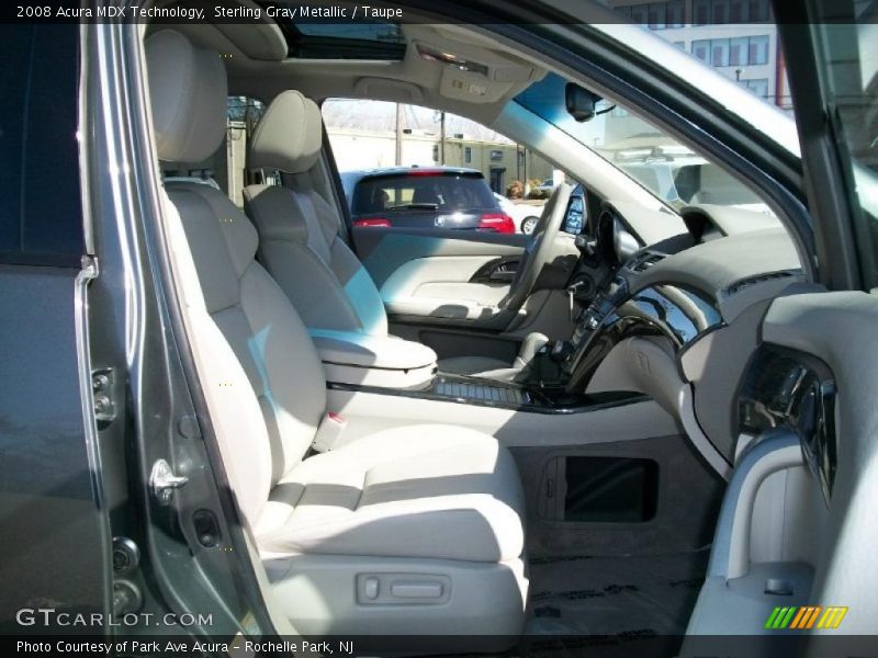 Sterling Gray Metallic / Taupe 2008 Acura MDX Technology