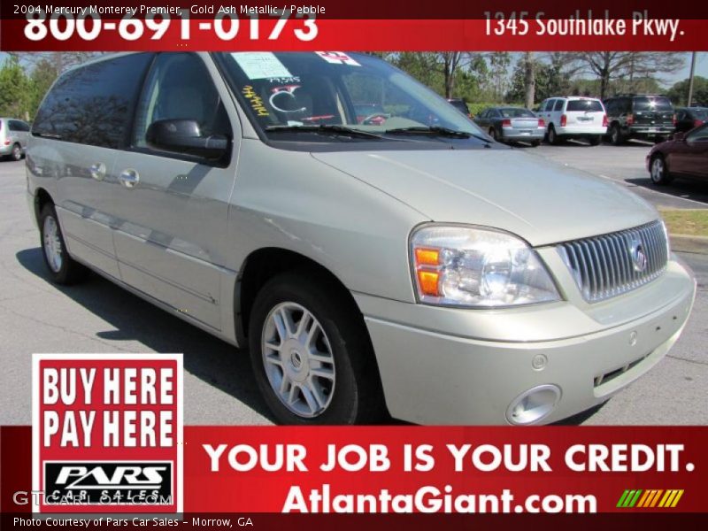 Gold Ash Metallic / Pebble 2004 Mercury Monterey Premier