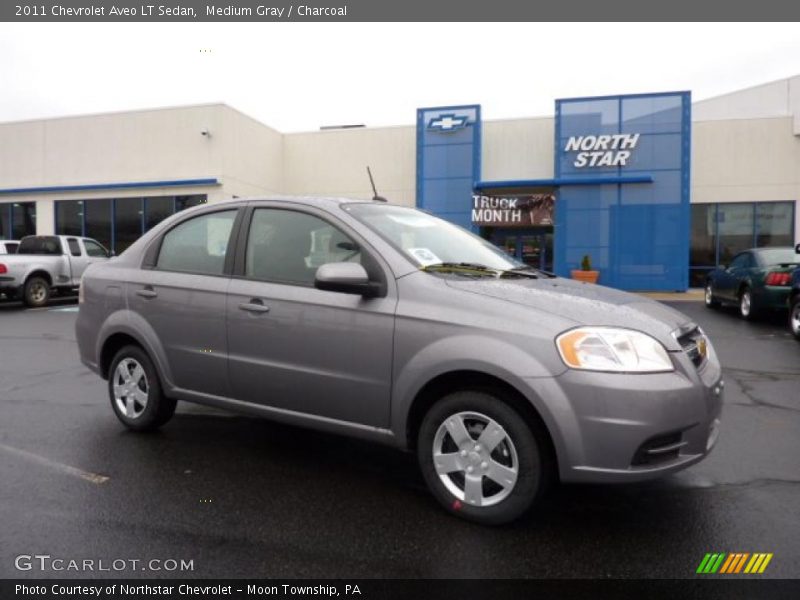 Medium Gray / Charcoal 2011 Chevrolet Aveo LT Sedan