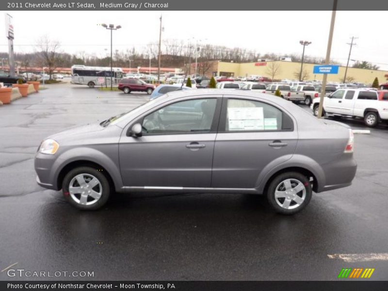 Medium Gray / Charcoal 2011 Chevrolet Aveo LT Sedan
