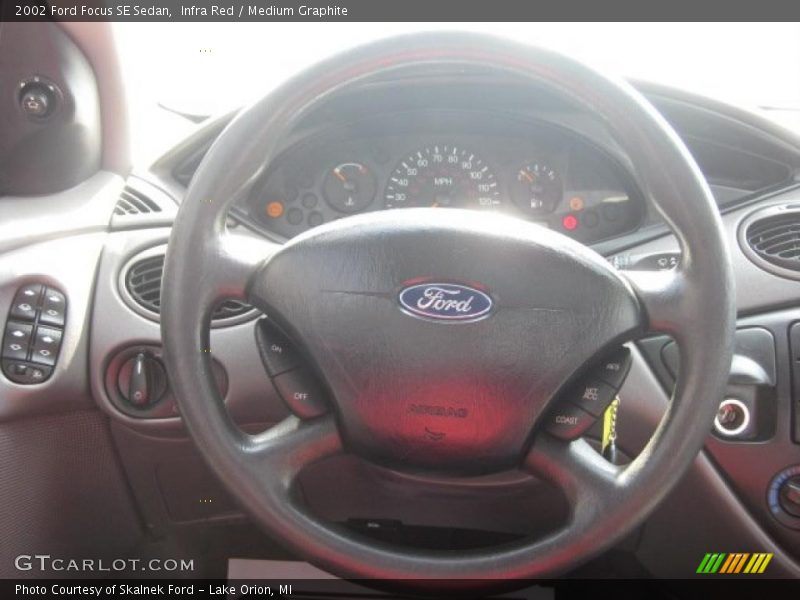 Infra Red / Medium Graphite 2002 Ford Focus SE Sedan