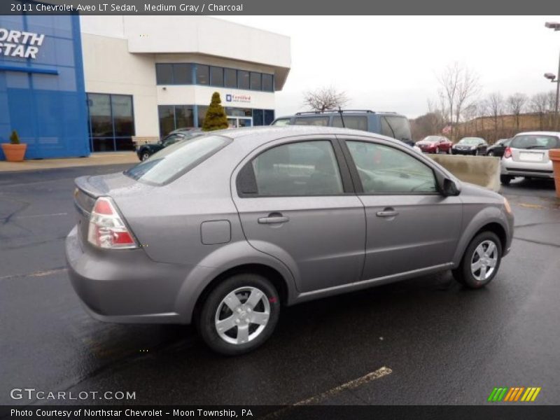 Medium Gray / Charcoal 2011 Chevrolet Aveo LT Sedan