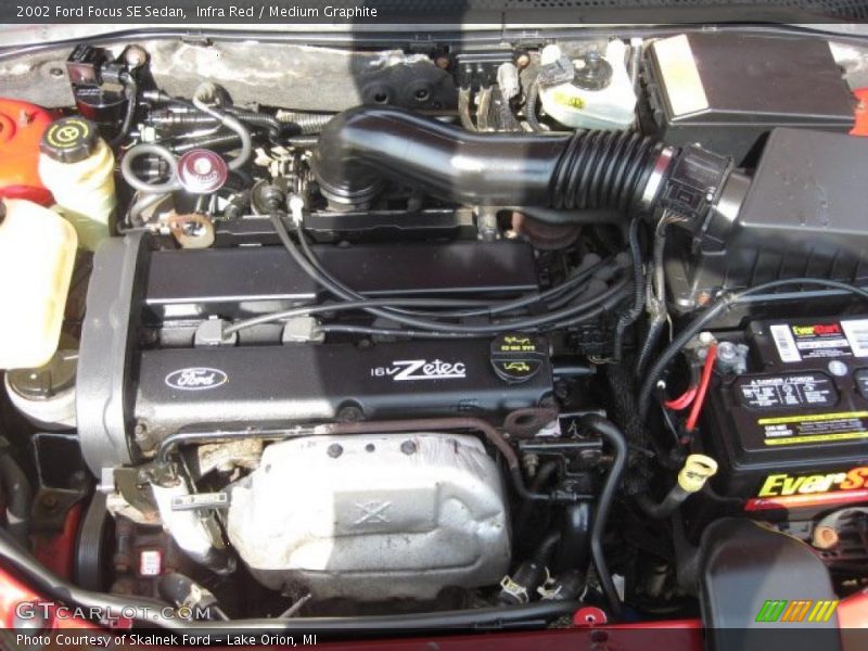  2002 Focus SE Sedan Engine - 2.0 Liter DOHC 16-Valve Zetec 4 Cylinder
