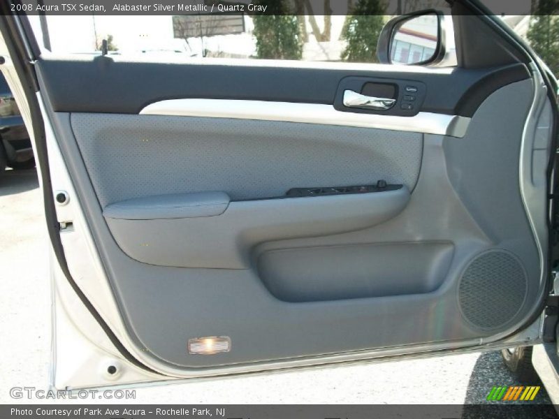 Alabaster Silver Metallic / Quartz Gray 2008 Acura TSX Sedan
