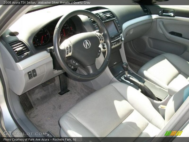 Alabaster Silver Metallic / Quartz Gray 2008 Acura TSX Sedan