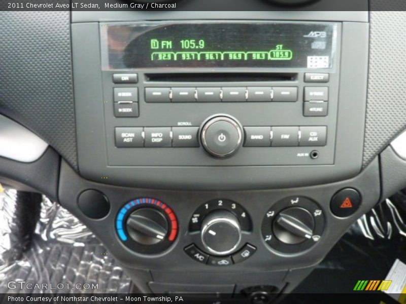 Medium Gray / Charcoal 2011 Chevrolet Aveo LT Sedan