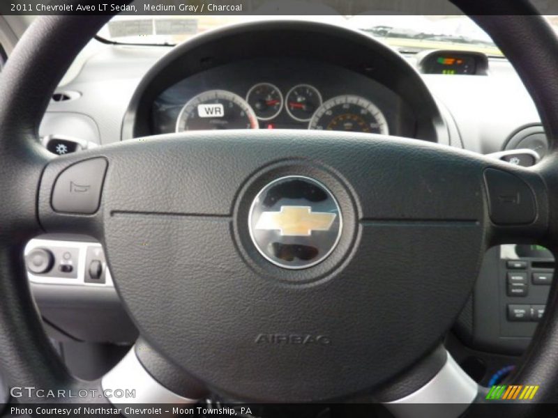 Medium Gray / Charcoal 2011 Chevrolet Aveo LT Sedan