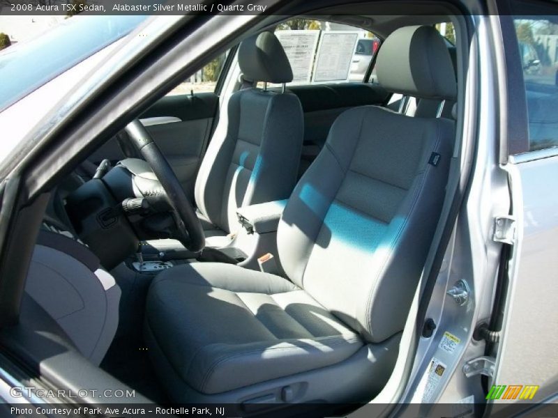 Alabaster Silver Metallic / Quartz Gray 2008 Acura TSX Sedan